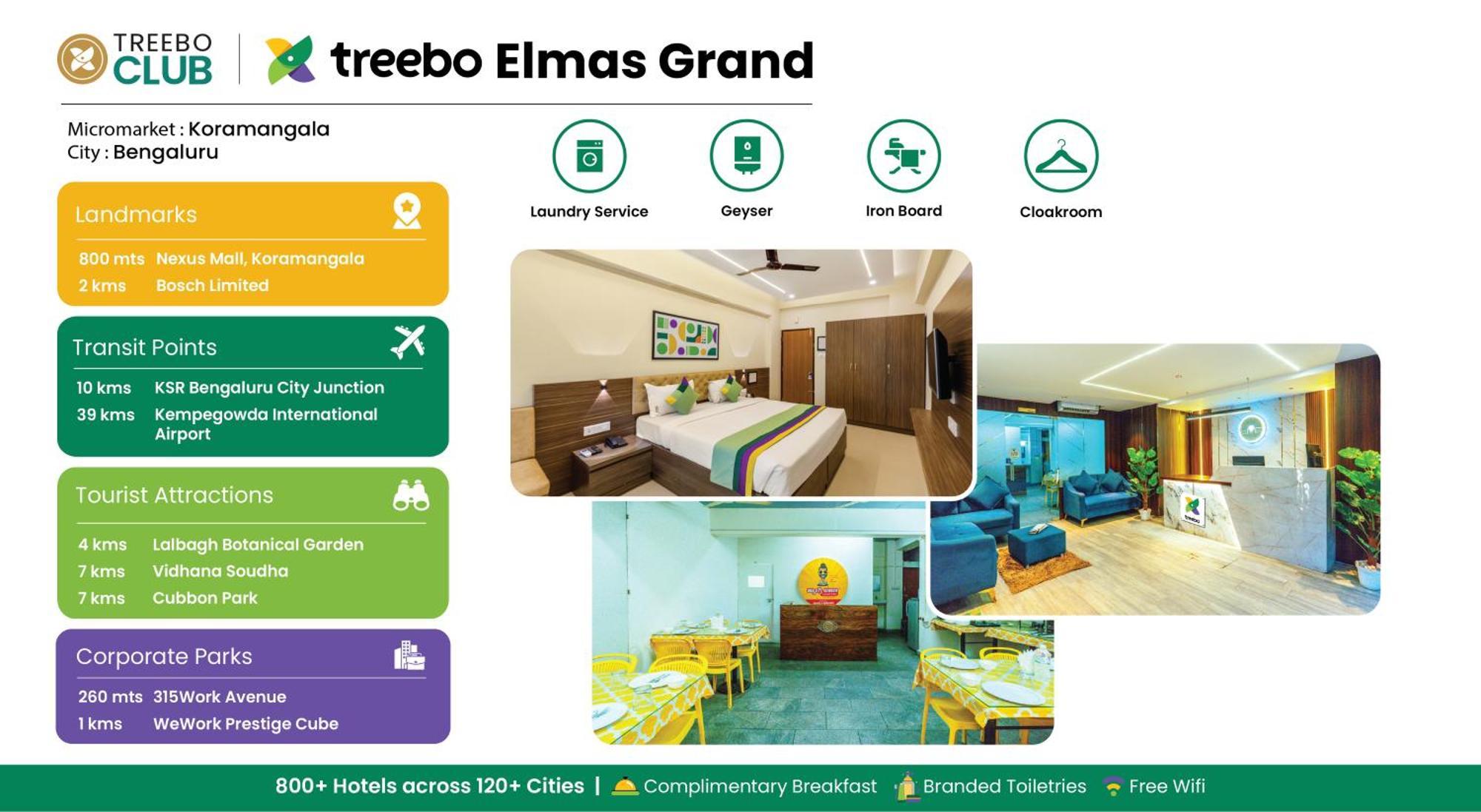 Treebo Elmas Grand Hotel Bengaluru Kültér fotó